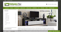 Desktop Screenshot of mebelestev.lv