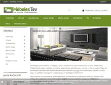 Tablet Screenshot of mebelestev.lv